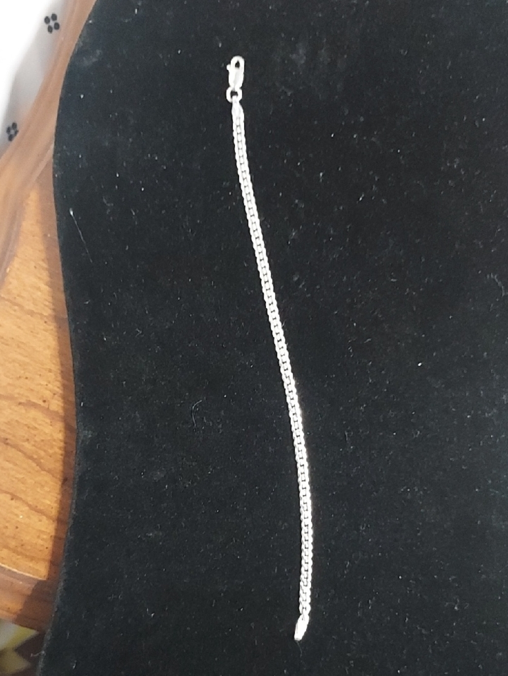 Sterling Silver Box Chain Bracelet -7 Inch Sleek Silver Women's Jewelry